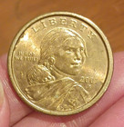 2001-D Sacagawea Native American $1 Coin Business Strike KM# — photo 1