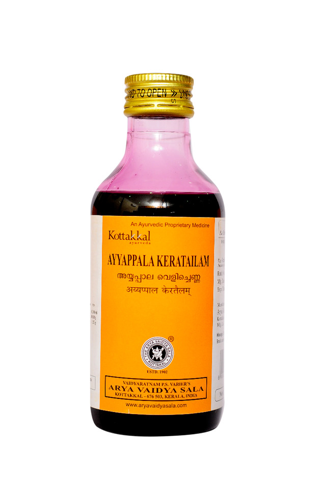 Kottakkal Ayurveda Ayyappala Keratailam (200ml) Öl bei Hautproblemen &...