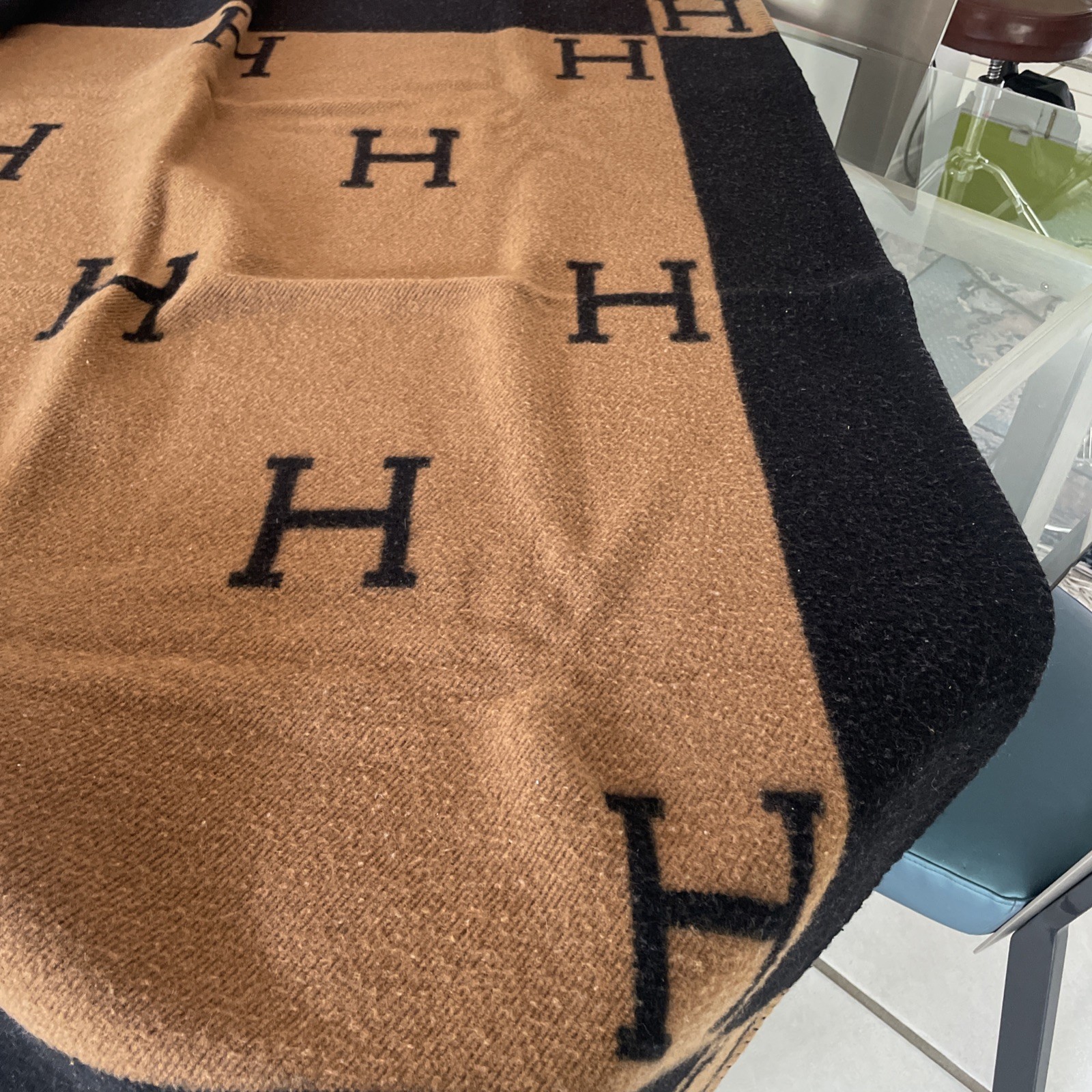 Hermes Vintage Wool Throw thumbnail 2