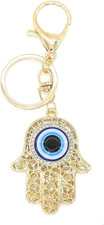 Evil Eye Keychains Hamsa Hand Keychains Protection Charm Key Ring Bag Purse Acce
