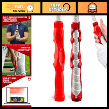 Golf Grip Trainer Aid - Correct Hand Positioning for All Clubs, Improve Grip Fun