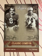 Steve Young & Y.A Tittle 2006 Donruss Classics Classic Combos Silver /250 #CC-15