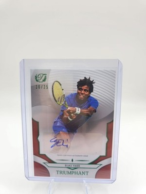 2025 Topps Triumphant - Autographs Elias Ymer #46-A Orange /25 (AU)