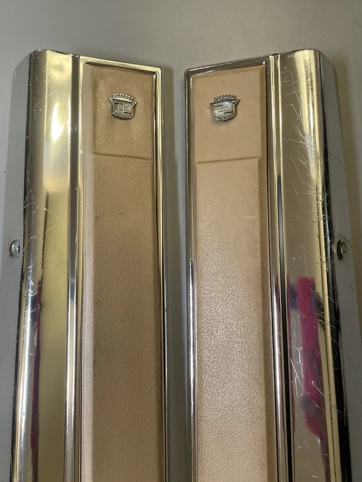 1977-1979 Cadillac Fleetwood Deville Upper Lower Seat Trim Bezel OEM Parts - Image 3 of 4