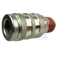 Industrial M style Air Compressor Quick Connect Coupler 3/8" NPT Male Steel