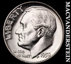 1959 Roosevelt Dime- Silver- Choice Gem Brilliant Uncirculated No Reserve #J5580