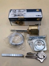 New Kaba Ilco 7075Sc10-26D-Ka2 Lockset Cylinder Satin Chrome Keyway Type 1-1/8