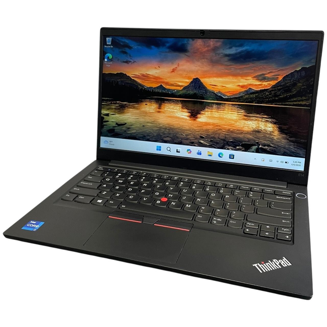 Lenovo ThinkPad E14 Gen 2, 14-Inch Laptop, with Intel Core i7-1165G7, None NVMe (Non-Volatile Memory Express), Windows 11 Pro