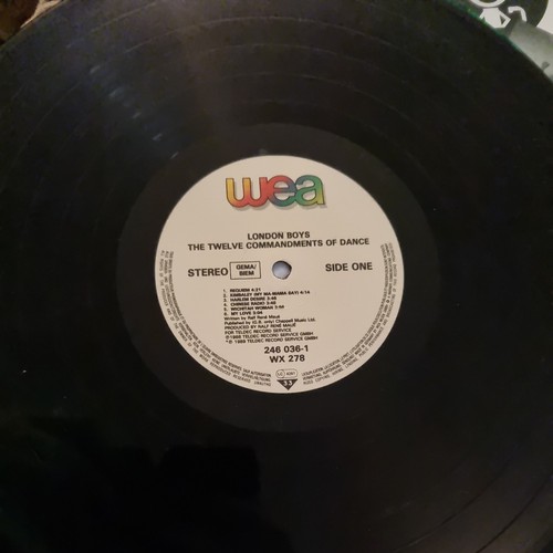 London Boys LP The Twelve Commandments Of Dance Vinyl = EX - Picture 6 of 6