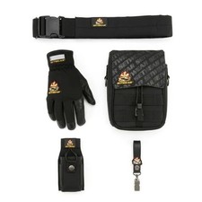 Setwear AC & Grip Bundle - L/XL Belt, Large Gloves, Tool & Radio Pouches & Clip