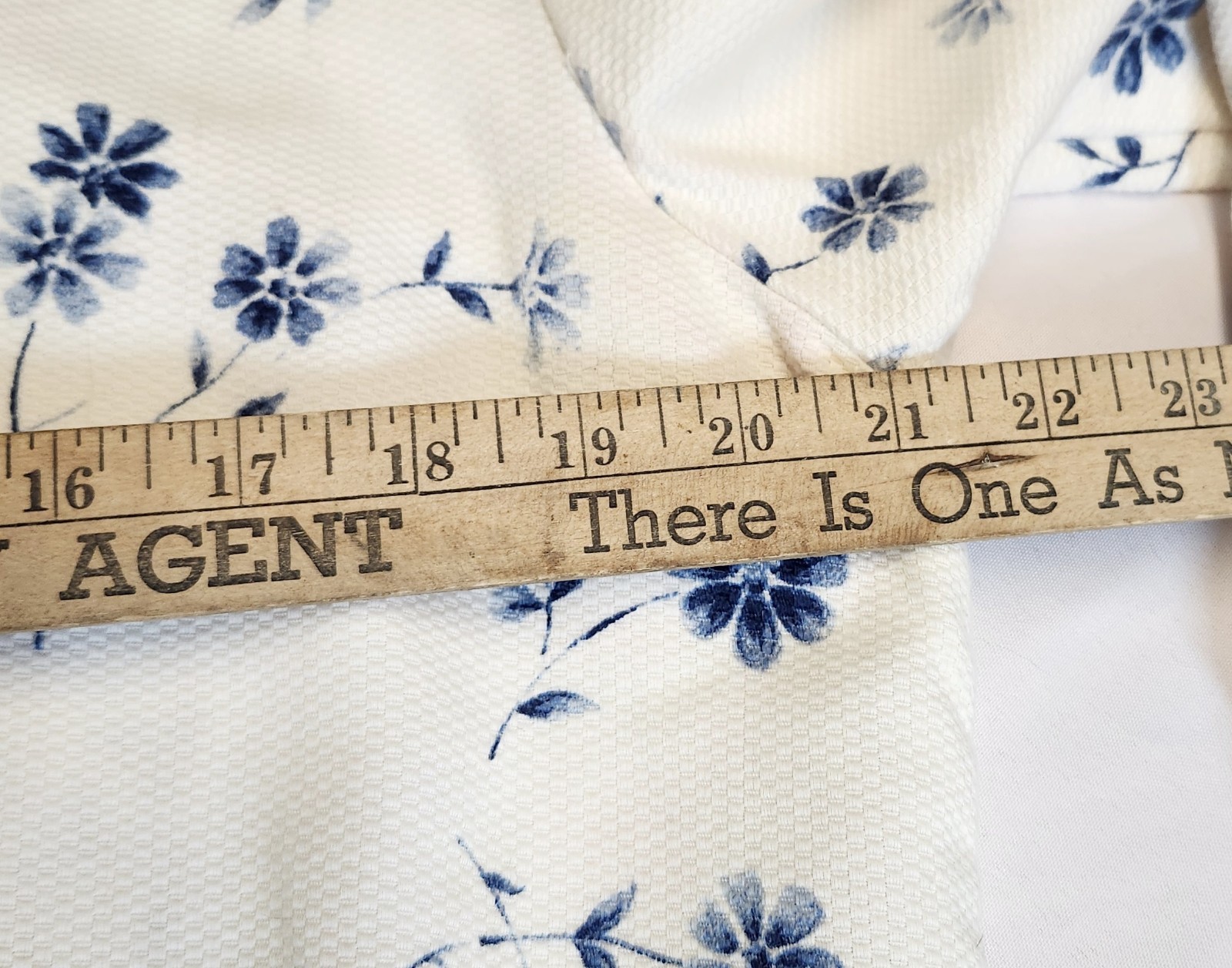 Pendleton Jacket Womens 16 White Blue Dainty Flor… - image 8