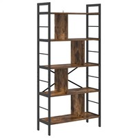 BüCherregal GeräUcherte Eiche 75X30X156 Cm Holzwerkstoff Standregal