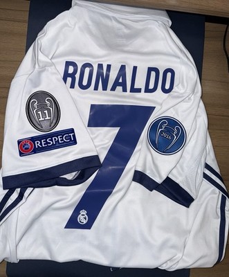 Cristiano Ronaldo Real Madrid 16/17 Champions League Jersey Size L