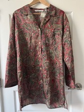 Vintage Victoria's Secret Paisley Nightgown Sleep Shirt Size L NEW with Tags