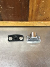 MG MGB • Original Luggage Rack Foot w/ Plastic Mounting Pad. Used. KMG1518