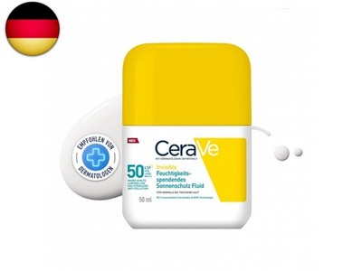 CeraVe Invisible Feuchtigkeitsspendendes Sonnenschutz Fluid SPF 50