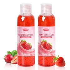 2 PCS Yoni Wash, Natural Feminine Wash for Women Ph Balance, Yoni Body Wash Vagi