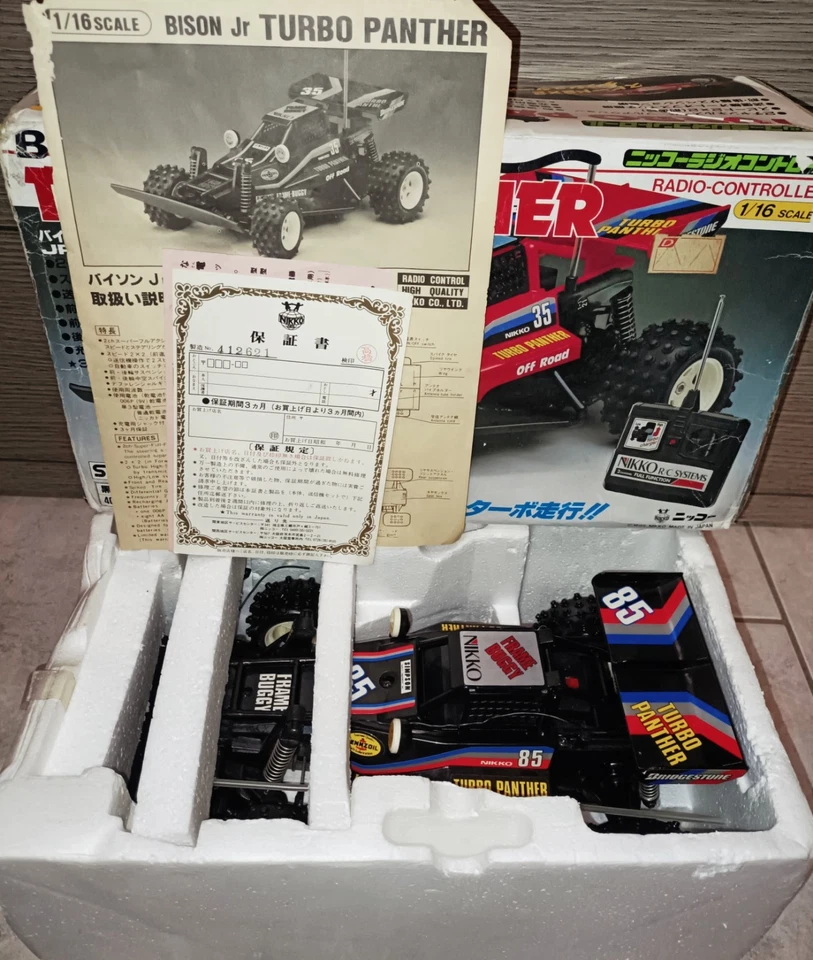NIKKO BISON JR TURBO PANTHER 1/16 40MHZ Japan Vers. - Immagine 2 di 4