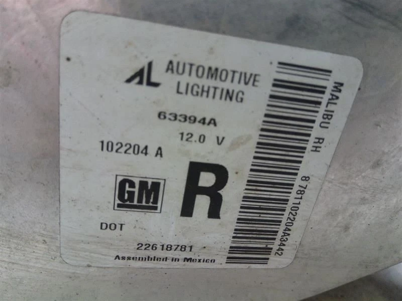 Farol direito do passageiro compatível com 97-05 Chevrolet Malibu eab1k-198189 - Imagem 4 de 4