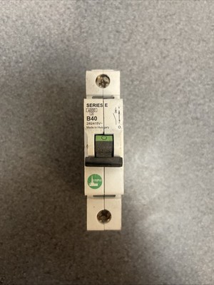 STEEPLE 40 AMP Typ B 6 kA MCB SCHUTZSCHALTER SERIE E 14140 B40 40A GE