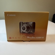 Canon PowerShot A590 IS 8.0MP Digital Camera - Gray for sale