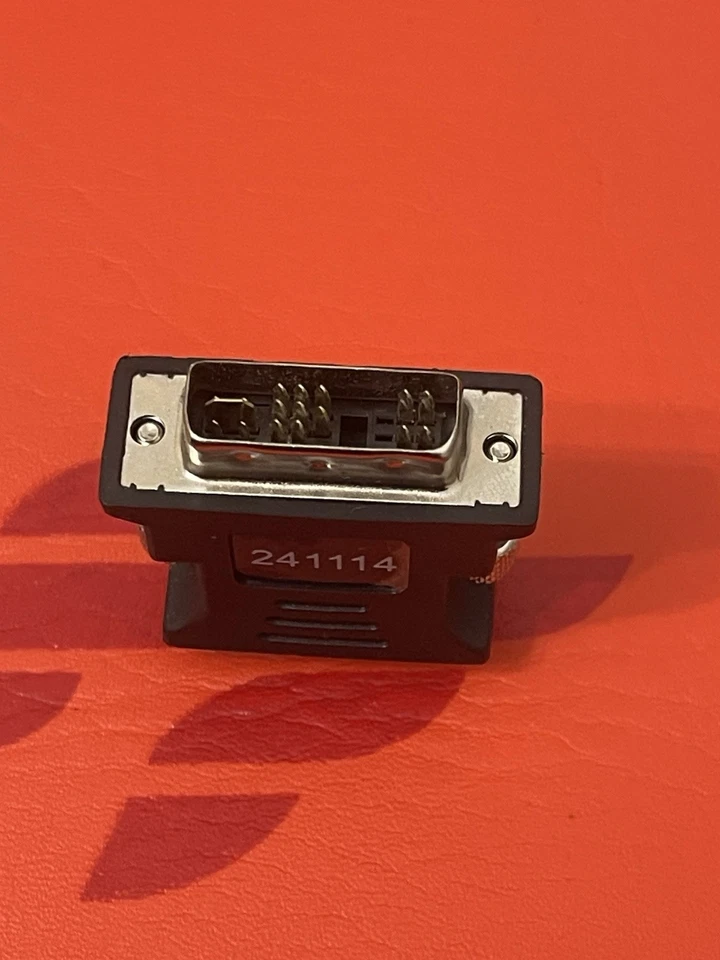  VGA to DVI-D Adapter - DVI 24+1 Male SVGA 15 Pin Female Converter for PC Laptop - Image 2 of 4