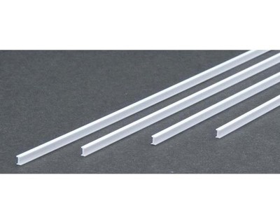 Evergreen Scale Models Polystyrene I-Beam Set (4) (14x0.125'') [EVG274]