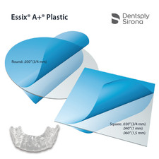 Essix A Vacuum Forming Sheets 5 Retainer Square .040 1 Mm Box 100