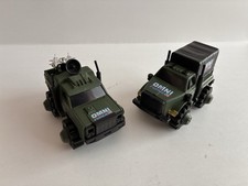 Vintage 1980's LJN Rough Riders 4x4 Omni Force Army Lot Not Working