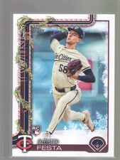 2025 Topps Holiday - David Festa (RC) Rookie #H78 - Minnesota Twins