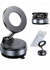 360 Adjustable Magnetic Vacuum Suction Cup Car Phone Holder Mount for MagSafe