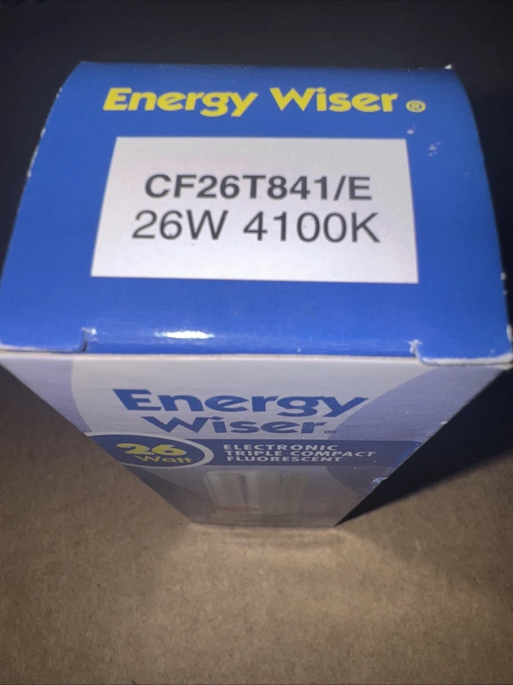 Bulbrite 524346 CF26T841/E CFL 26W T4 Triple Tube 4-Pin GX24q-3 4100k Cool White - Image 2 of 2