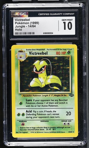 Victreebel (Unlimited) graded CGC 10 for sale on eBay
