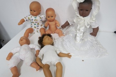 Konvolut  5 Puppen Lissi Bätz - Vintage Mattel 1994 Pat Pend Baby und andere