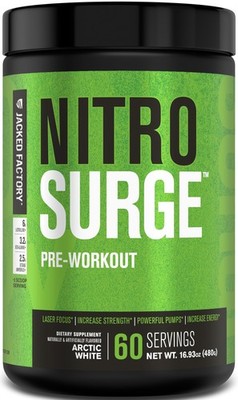 Jacked Factory NITROSURGE Pre Workout Supplement  Endless Energy, Instant Str...