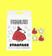 Starface World Red Snoopy Hydro-Star Pimple Patches 32 Count Limited Edition