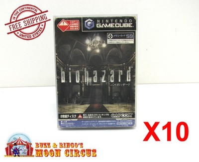 10X JAPAN DUEL DISK GAMECUBE GAMES (SIZE B)- CLEAR PLASTIC PROTECTIVE BOX/SLEEVE