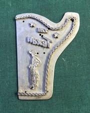 1 leather clicker die The Texan Western  holster vintage impression maker