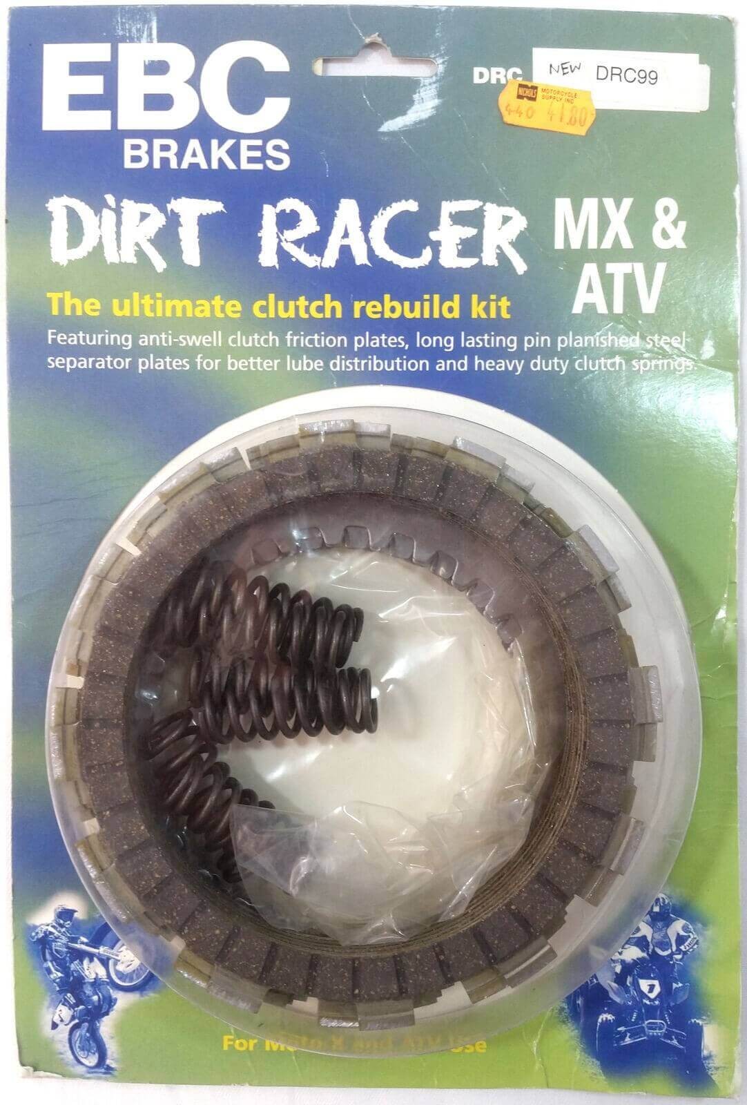 Kit embrayage EBC DRC99 anti-patinage avec ressorts renforcés pour Yamaha WRF 400