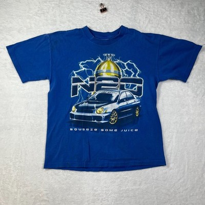 Unisex Kids T Shirt Blue N2O Bugeye Subaru Impreza WRX STI Squeeze Some Juice Sm