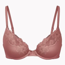 Victoria's Secret Body by Victoria Perfect Full Coverage Bra 36DD Vintage Rose