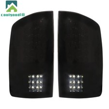 Smoked Lens Tail Light For Dodge Ram 2002-2006 LED Left Right Black Housing Lamp