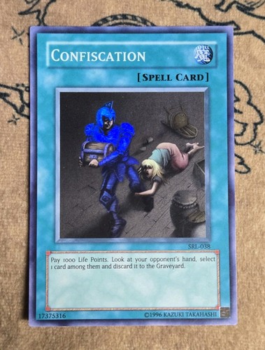 Yugioh Confiscation SRL-038 Spell Ruler Unlimited Super Rare NM | eBay