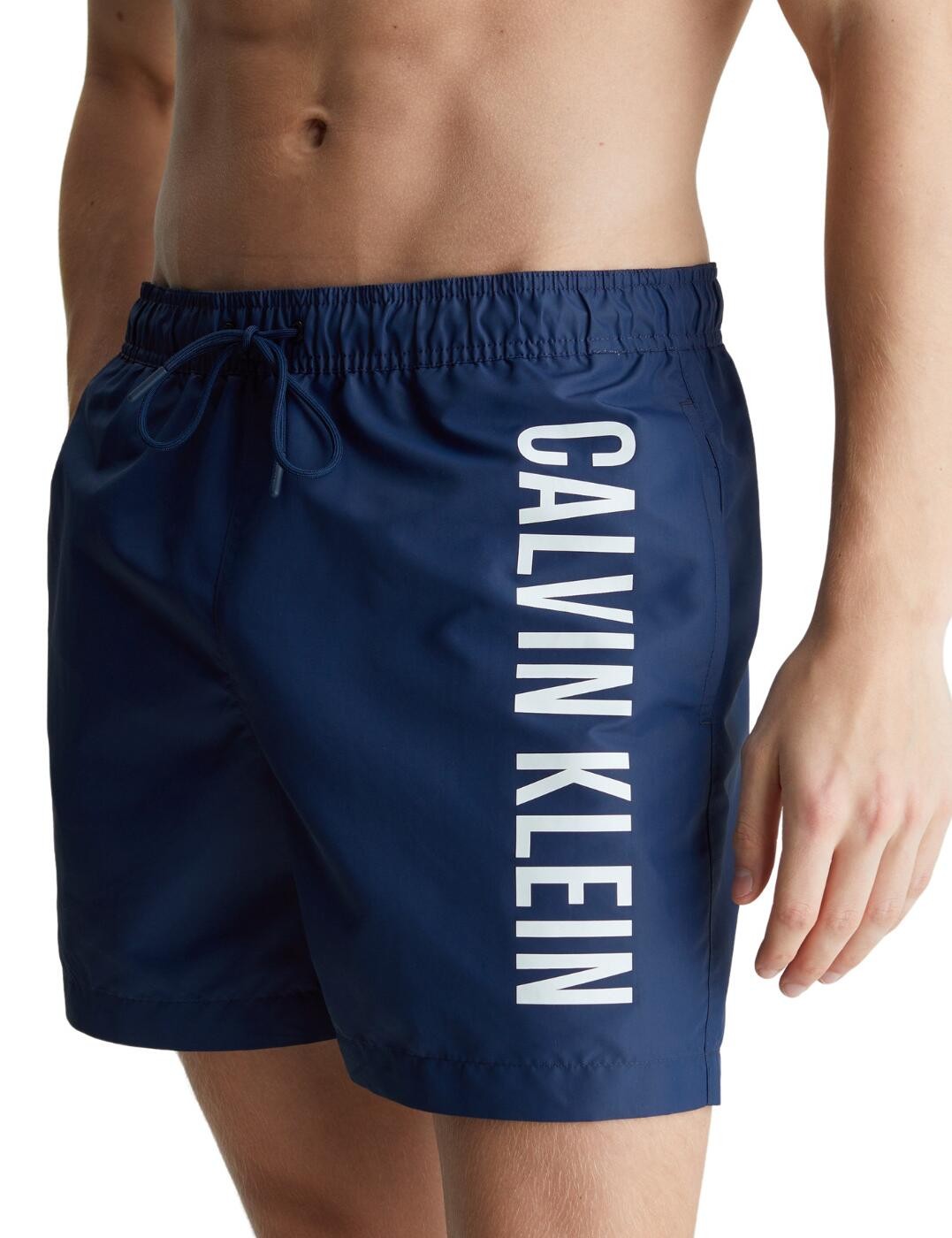 S Calvin Klein Medium Drawstring Swim Short Designer Swimwear KM0KM01004