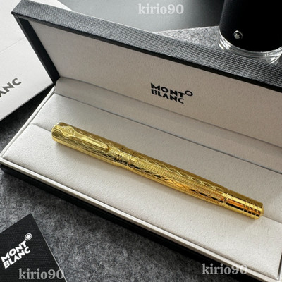 Montblanc Gold Rollerball Pen Luxury Engraved VIP Gift Executive Limited Edition