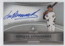 2010 Bowman Platinum Auto Refractor Gorkys Hernandez #BPA-GH Auto t3u