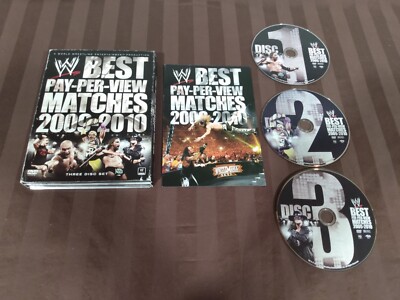 WWE Wrestling 3-DVD Set The Best Pay Per View Matches of Year 2009-2010