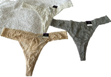 I.N.C. International Concepts Lace Thong Underwear, Set of 3 XL New