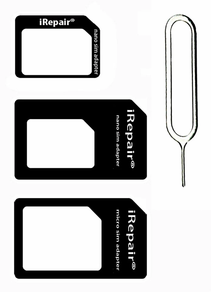 NANO MICRO SCHEDA SIM ADATTATORE SIM PER SCHEDA SIM XTRA CARD CELLULARE NUOVO - Immagine 3 di 3