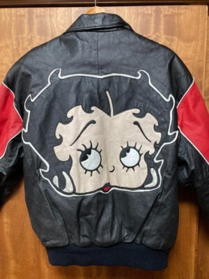 Montana Toons Betty Boop Leather Jacket - Vintage Cartoon Style